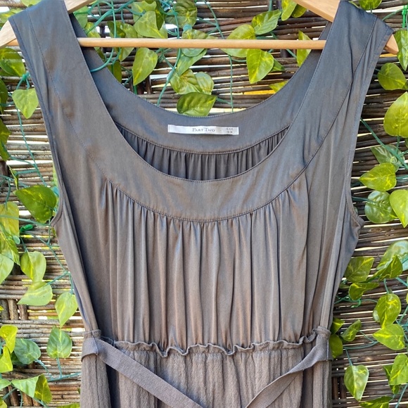 PART TWO Silk Wool Dress Midi - Picture 4 of 9